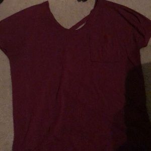 Maroon cotton shirt